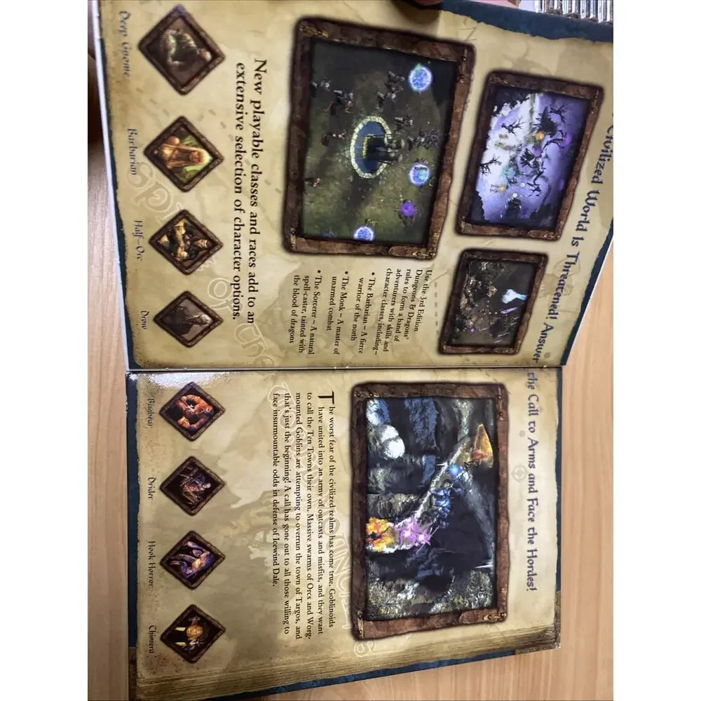 Icewind Dale II (PC, 2002) - Complete w/Game, Map, Manual, Mint Discs